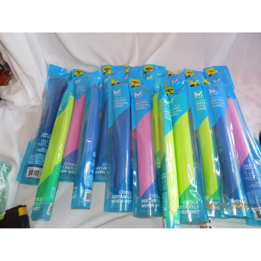Huge Lot of New Mission cooling towels